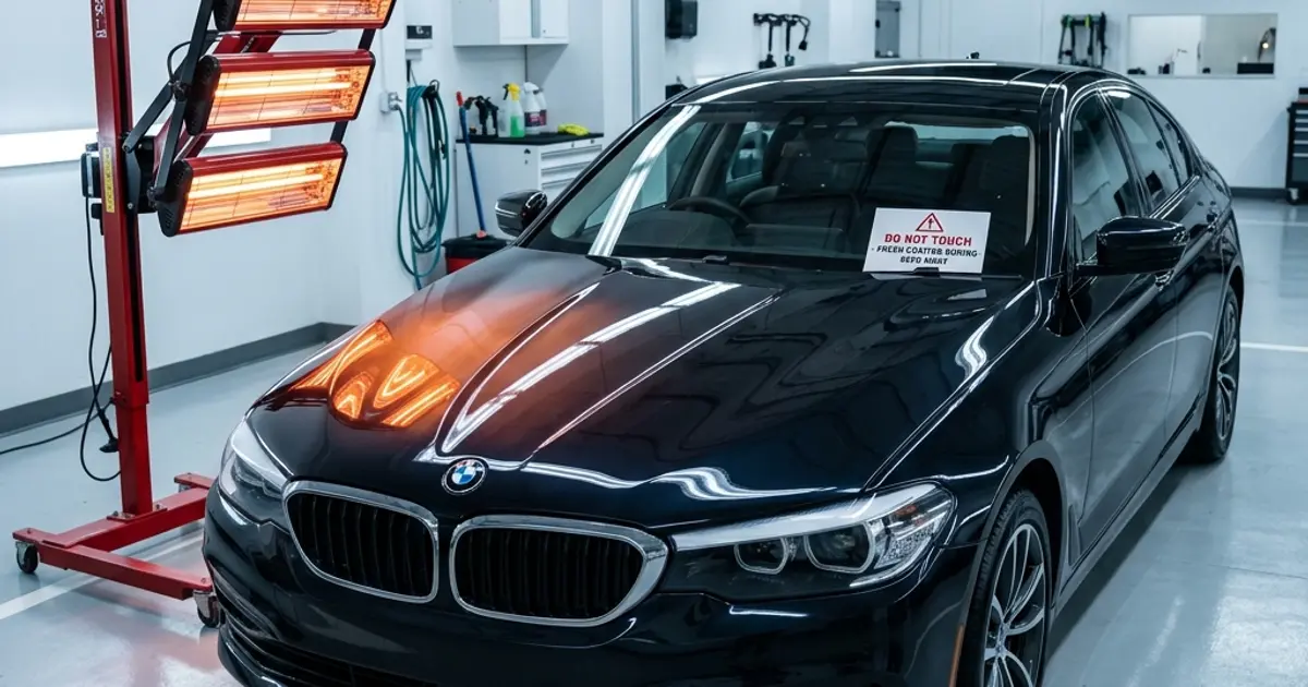 Newly coated vehicle care instructions