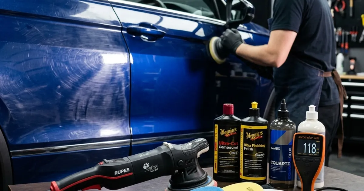 Paint correction tools and process