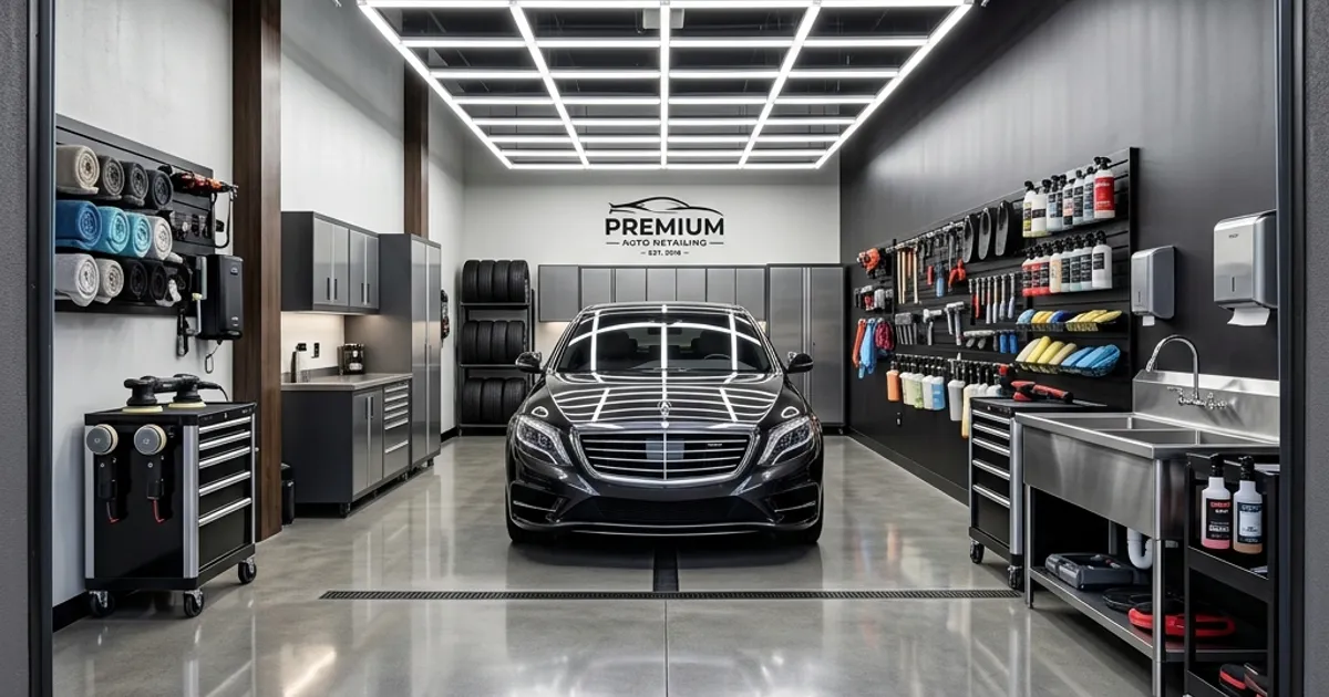 Professional detailing bay evaluation